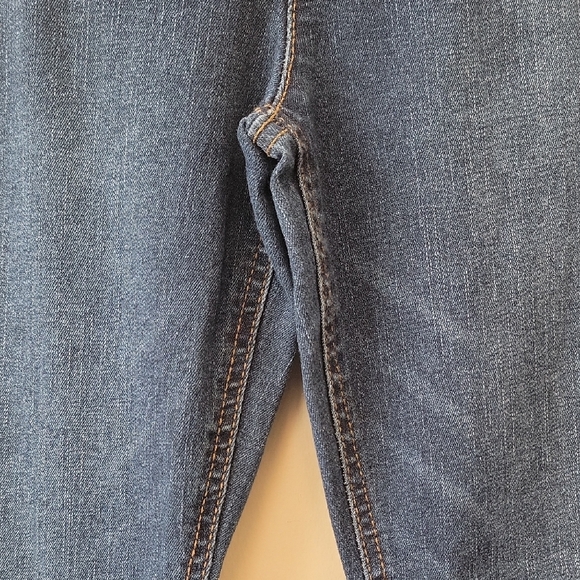 Tinseltown High Rise Flare Jeans Raw Hem Stretch Denim - Picture 7 of 14